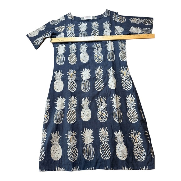 Bombay Paisley by Westside Navy Pineapple Print Dress Small - Picture 6 of 10